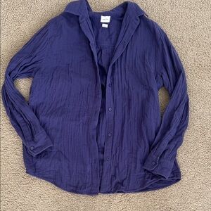 Aritzia Wilfred Free Gauze Shirt Size Small